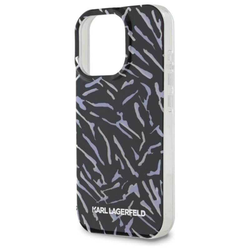 Karl Lagerfeld Zebra With Cord - Case for iPhone 16 Pro (purple) - 5