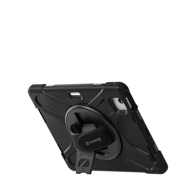 Crong Defender Plus – Custodia protettiva per iPad Air 11” (2026 – 2024) / iPad Air 10.9” (5a-4a generazione) (Nero) - 3