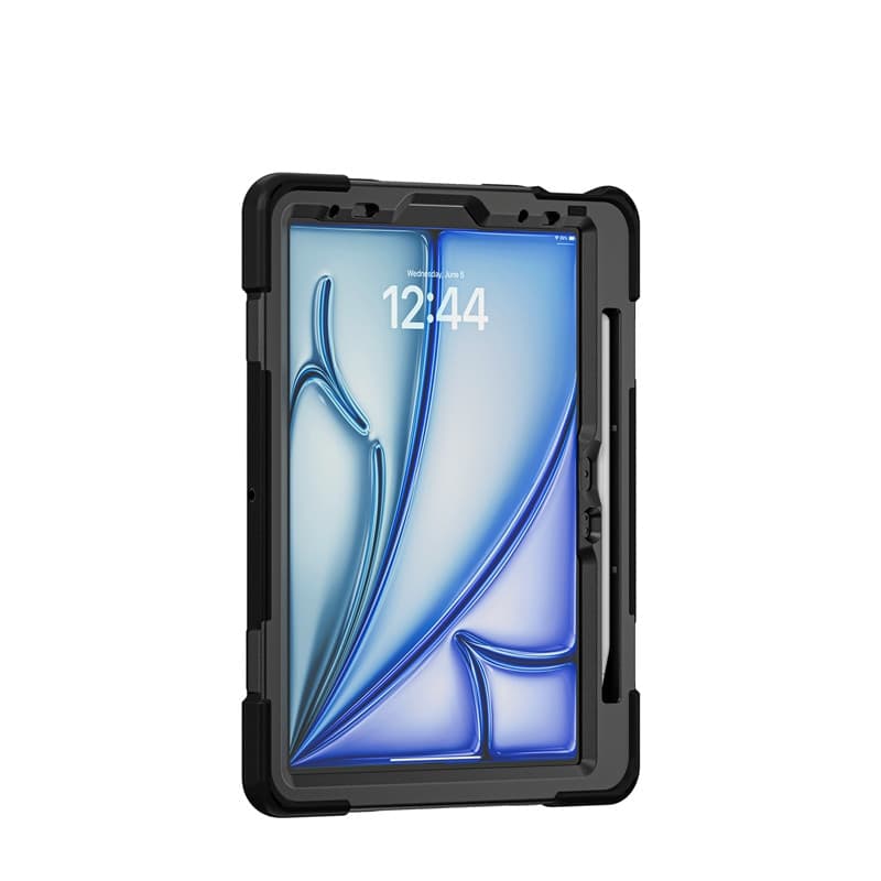 Crong Defender Plus – Custodia protettiva per iPad Air 11” (2026 – 2024) / iPad Air 10.9” (5a-4a generazione) (Nero) - 4