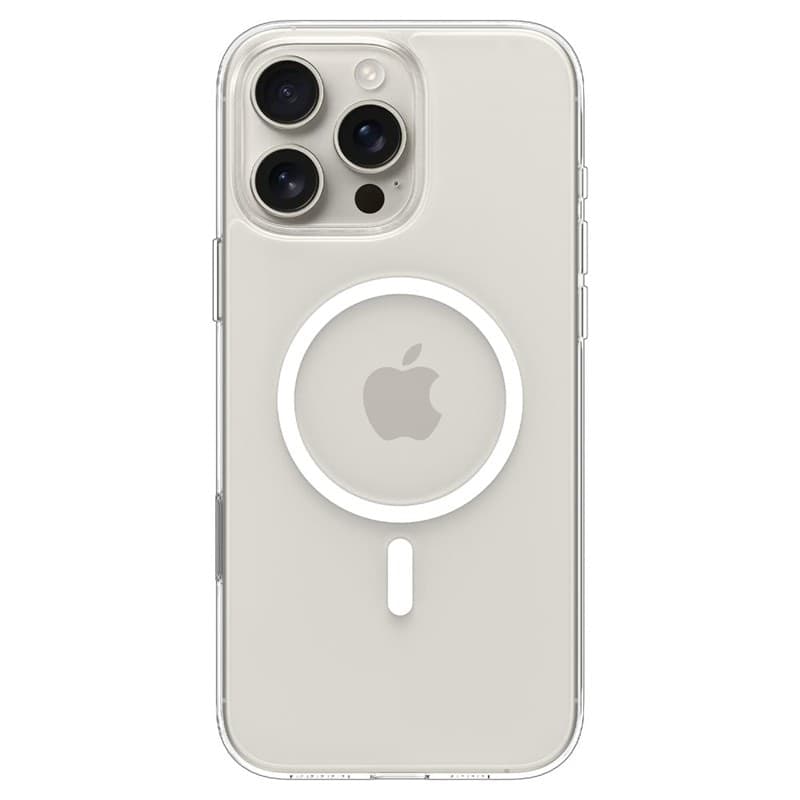 Spigen Thin Fit T Mag MagSafe - Case for iPhone 16 Pro Max (Clear / White) - 4