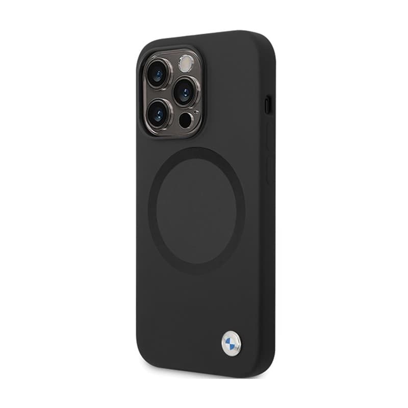 BMW Signature Liquid Silicone MagSafe - Case for iPhone 14 Pro (black) - 2
