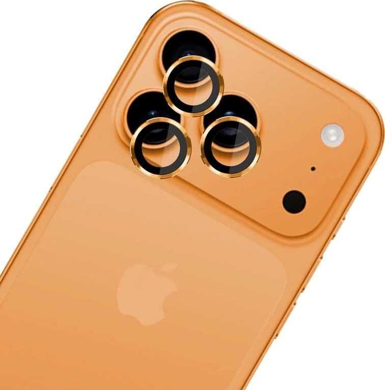 3mk Lens Protection Pro - Camera Lens Glass for iPhone 17 Pro / iPhone 17 Pro Max (Orange) - 2