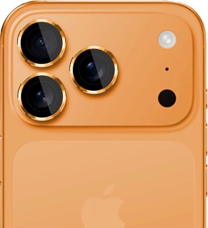 3mk Lens Protection Pro - Camera Lens Glass for iPhone 17 Pro / iPhone 17 Pro Max (Orange) - 4