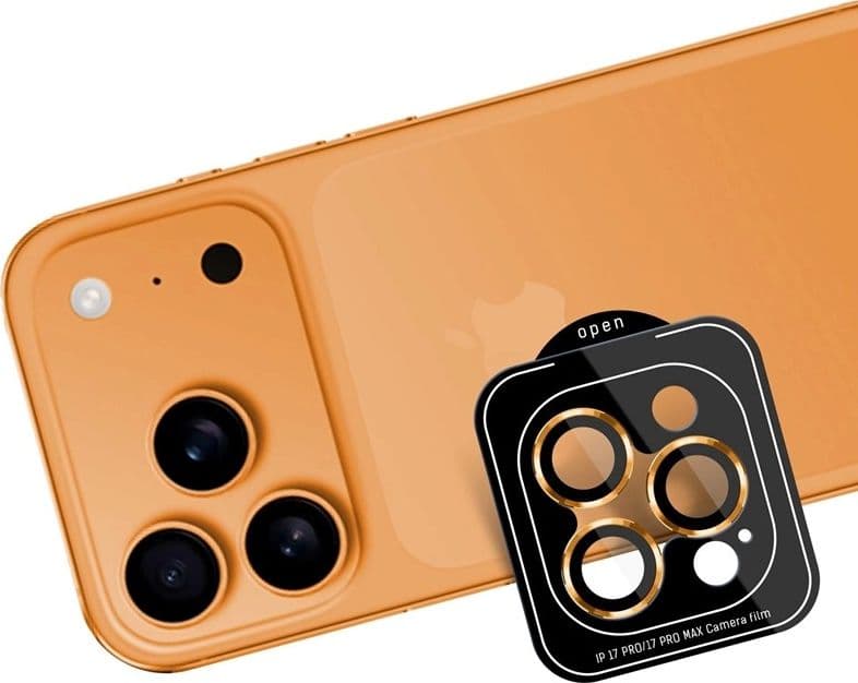 3mk Lens Protection Pro - Camera Lens Glass for iPhone 17 Pro / iPhone 17 Pro Max (Orange) - 5