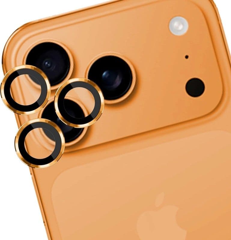 3mk Lens Protection Pro - Camera Lens Glass for iPhone 17 Pro / iPhone 17 Pro Max (Orange) - 6