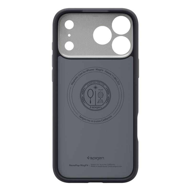 Spigen Nano Pop Mag MagSafe - Custodia per iPhone 18 Pro Max / 17 Pro Max (Nero Sesamo) - 4