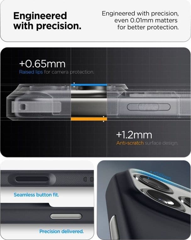 Spigen Nano Pop Mag MagSafe - Custodia per iPhone 18 Pro Max / 17 Pro Max (Nero Sesamo) - 8