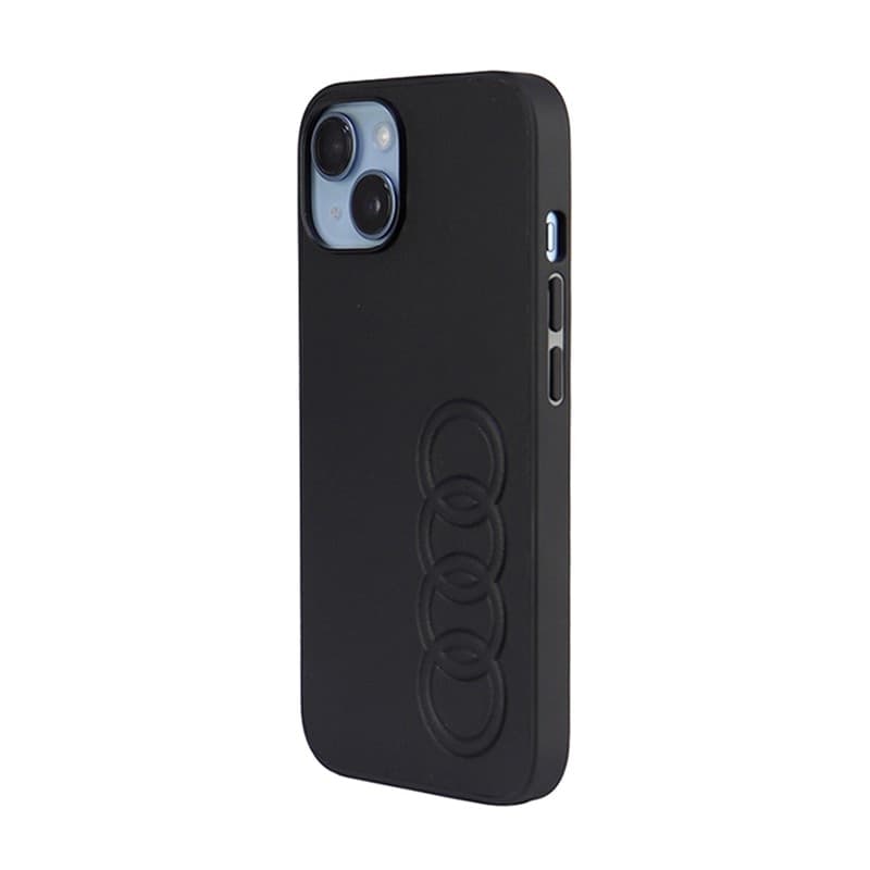 Audi Synthetic Leather - Case for iPhone 14 (Black) - 3