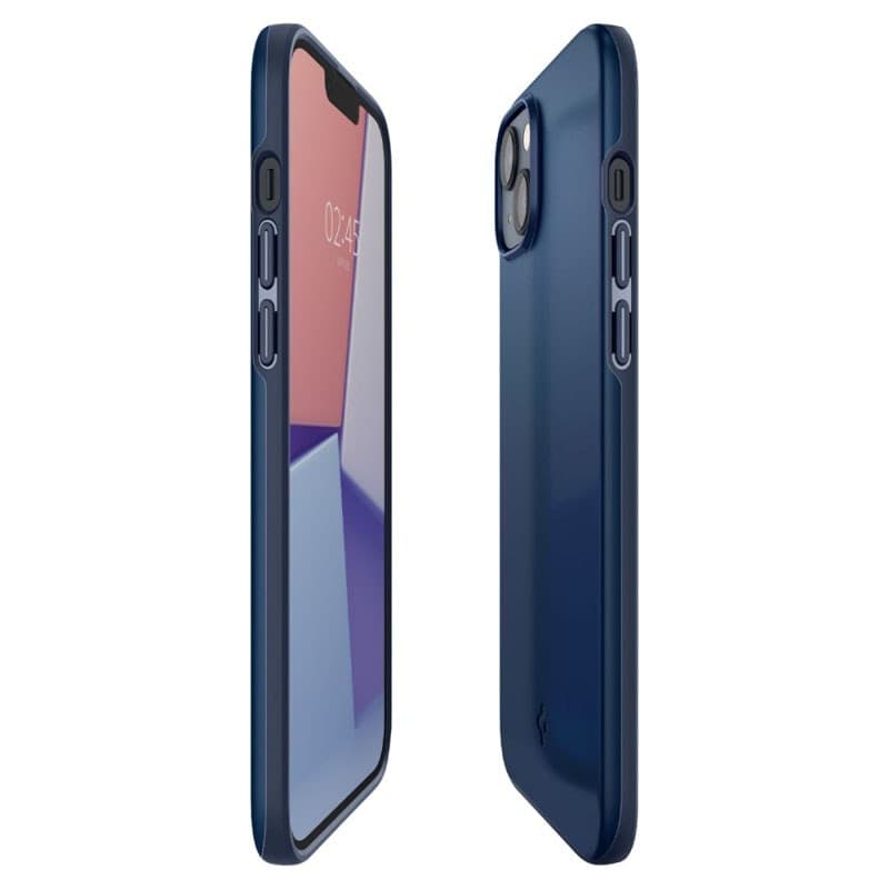 Spigen Thin Fit - Case for iPhone 15 Plus / iPhone 14 Plus (Navy Blue) - 7