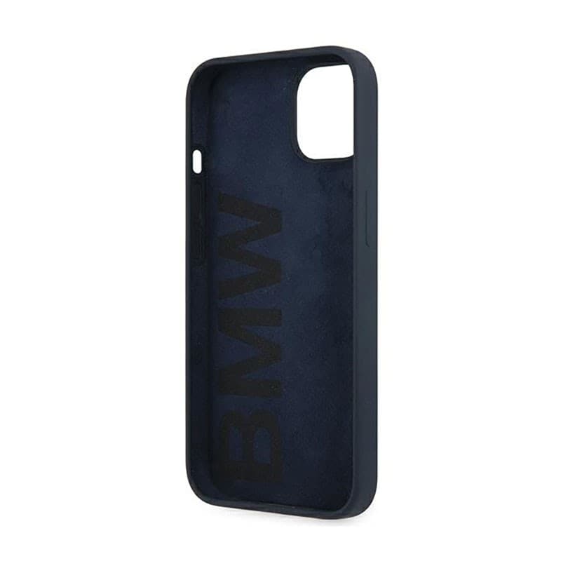 BMW Silicone Signature Llogo - Case for iPhone 13 mini (Navy Blue) - 6