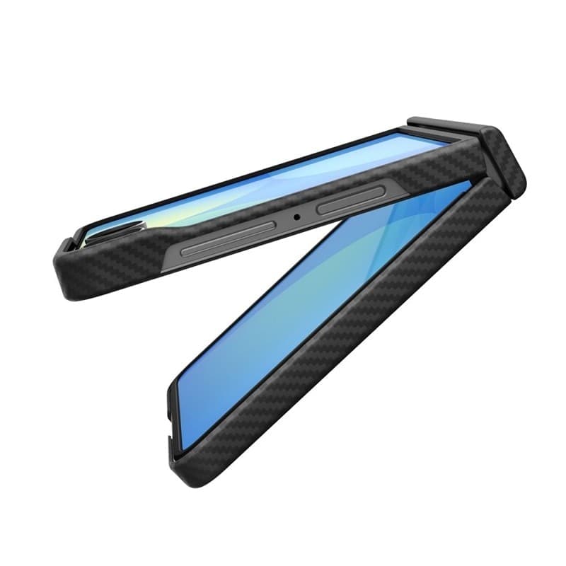 Spigen AirSkin Aramid MagSafe - Custodia per Samsung Galaxy Z Flip 8 (Nero) - 2