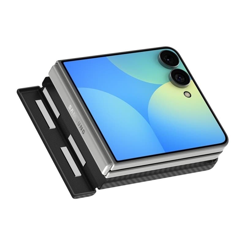Spigen AirSkin Aramid MagSafe - Custodia per Samsung Galaxy Z Flip 8 (Nero) - 3