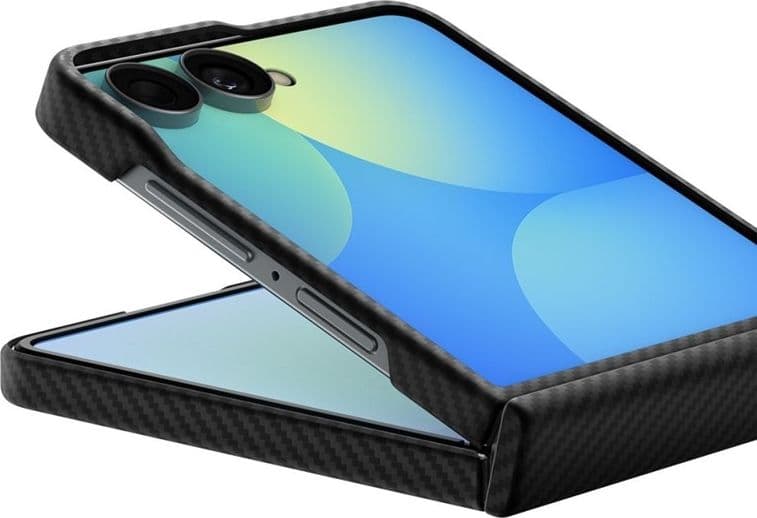 Spigen AirSkin Aramid MagSafe - Custodia per Samsung Galaxy Z Flip 8 (Nero) - 4