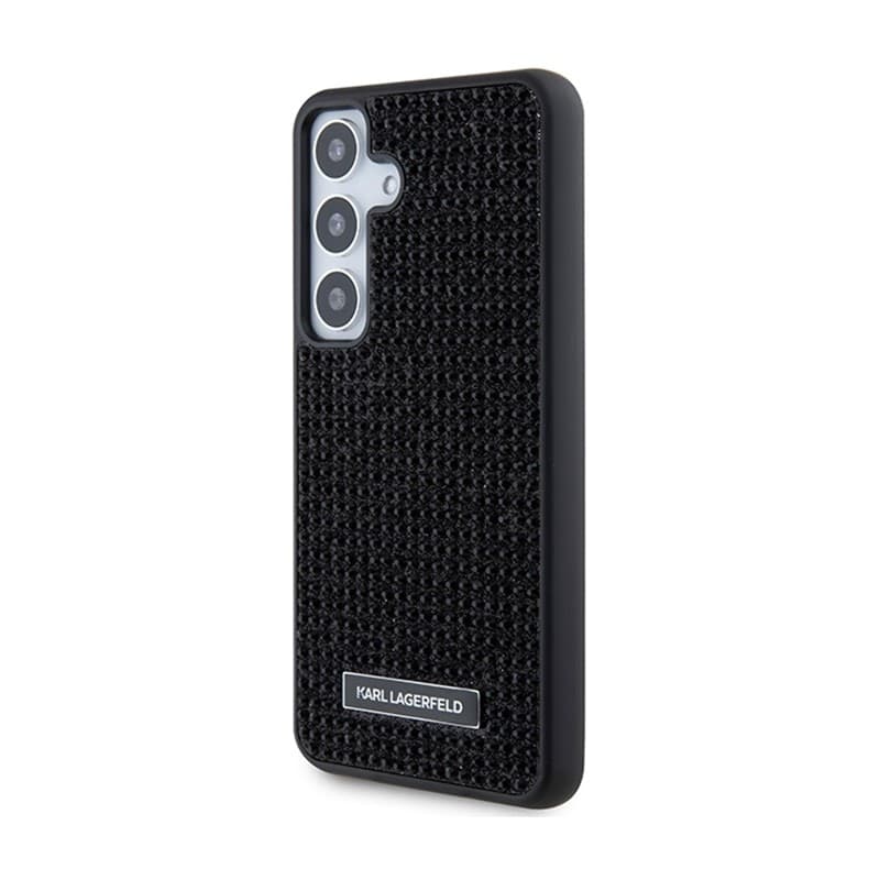 Karl Lagerfeld Rhinestone Metal Logo - Case for Samsung Galaxy S24+ (black) - 2