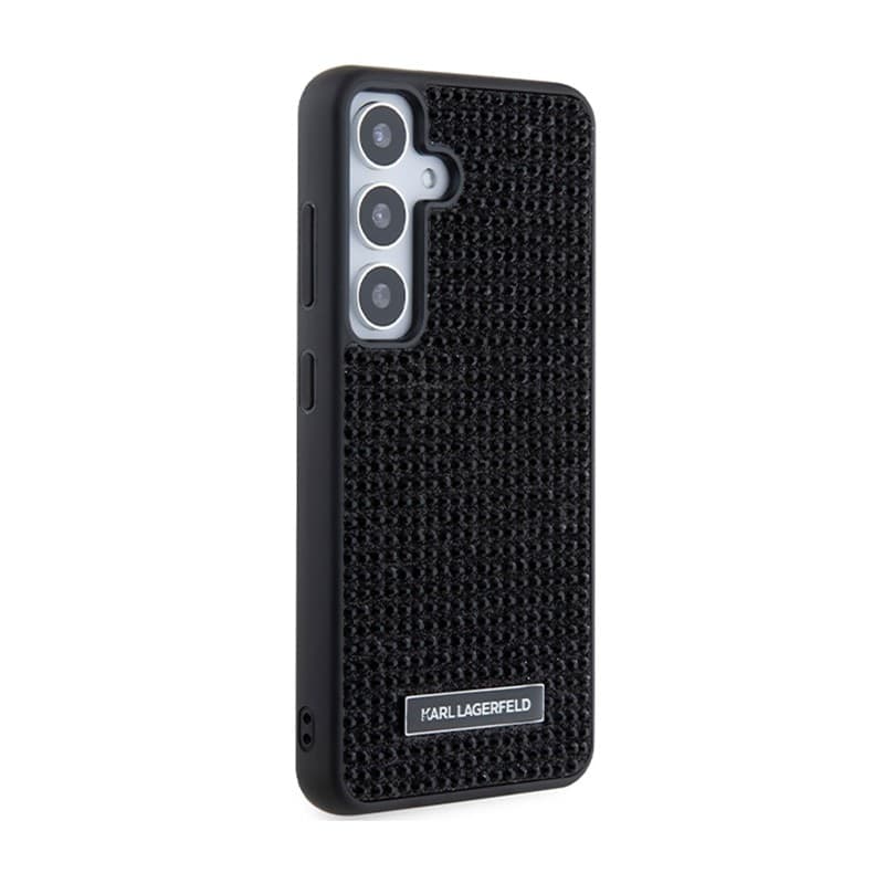 Karl Lagerfeld Rhinestone Metal Logo - Case for Samsung Galaxy S24+ (black) - 4