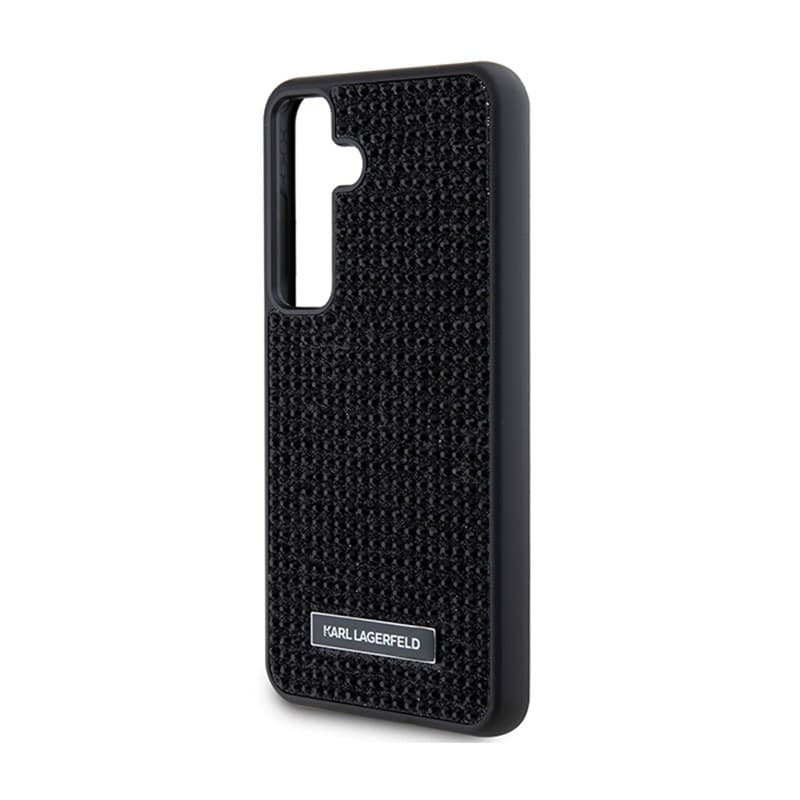 Karl Lagerfeld Rhinestone Metal Logo - Case for Samsung Galaxy S24+ (black) - 6
