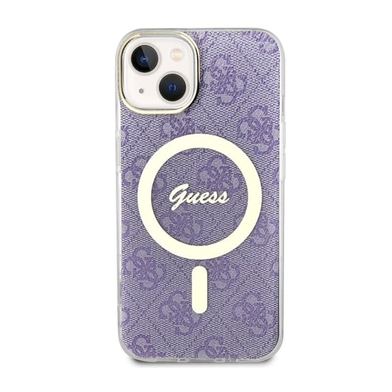 Guess 4G MagSafe - Case for iPhone 14 (Purple) - 3