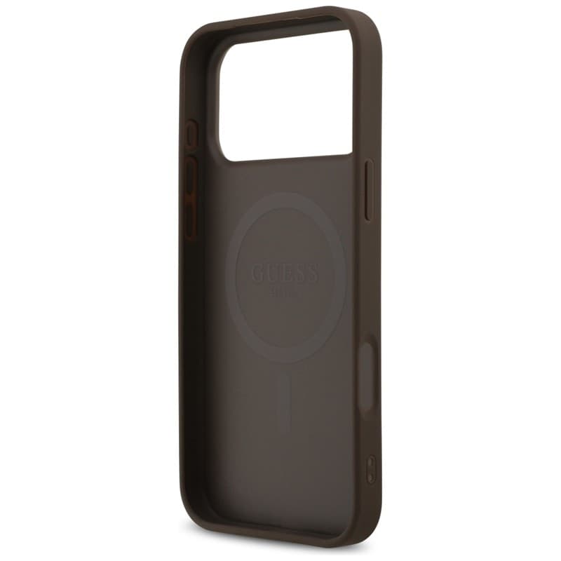 Guess 4G Printed Stripes MagSafe - Case iPhone 17 Pro Max (brown) - 7