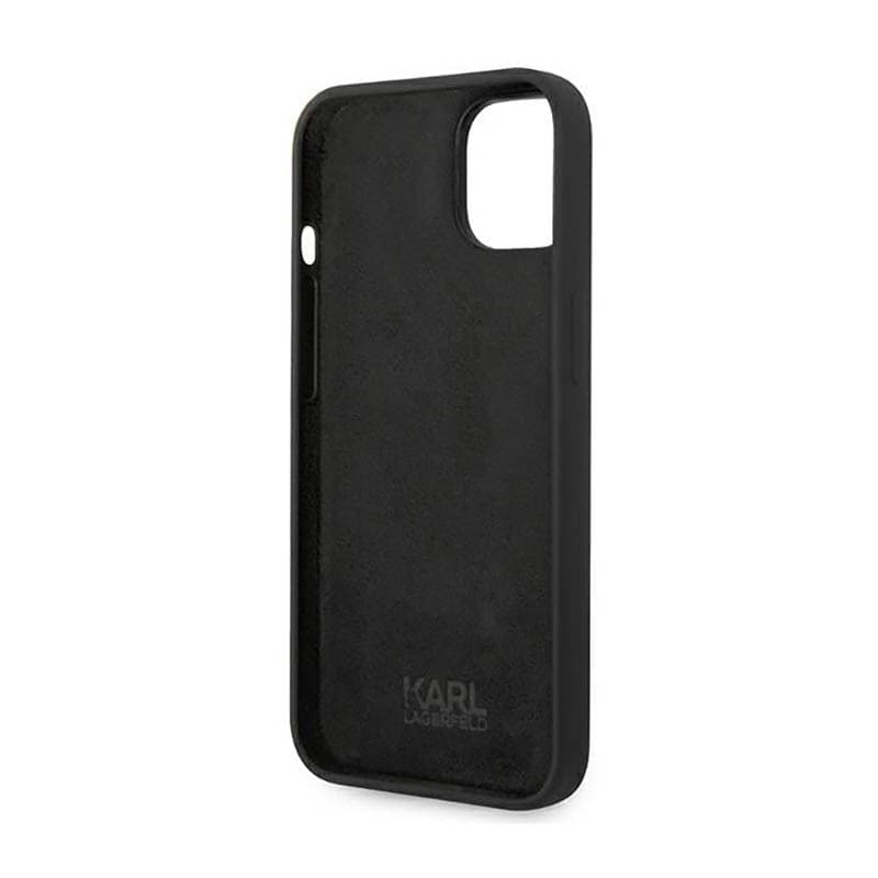 Karl Lagerfeld Silicone Ikonik Karl`s Head – Case for iPhone 14 Plus (Black) - 7