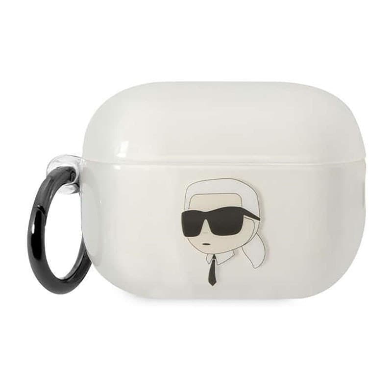 Karl Lagerfeld NFT Ikonik Karl Head - Case for Apple AirPods Pro 2 (Transparent)