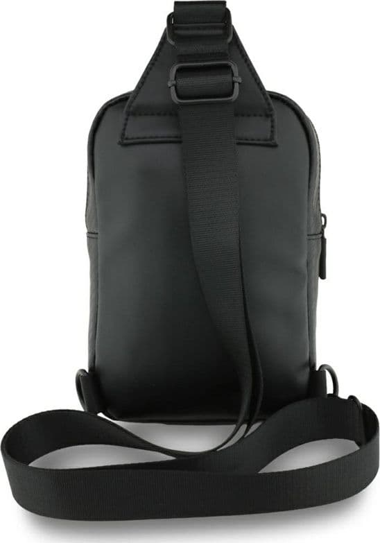 Borsa a tracolla per telefono BMW Carbon Pocket e logo in metallo (nera) - 3