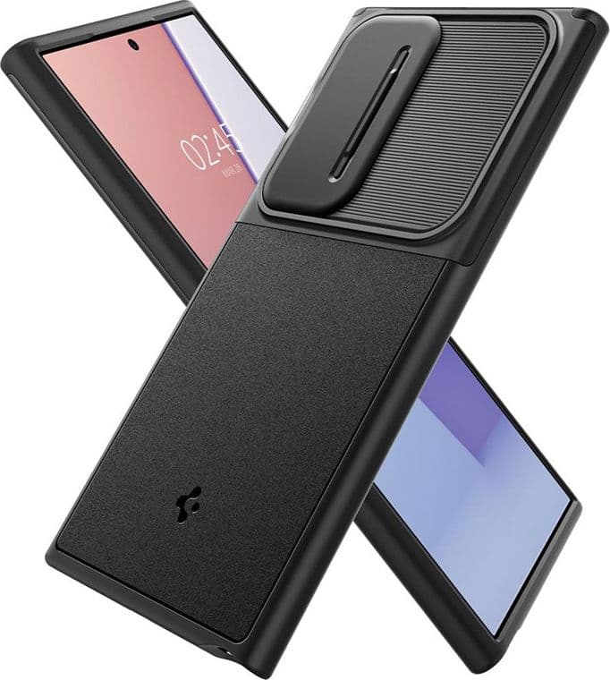Spigen Optik Armor - Case for Samsung Galaxy S24 Ultra (Black) - 10