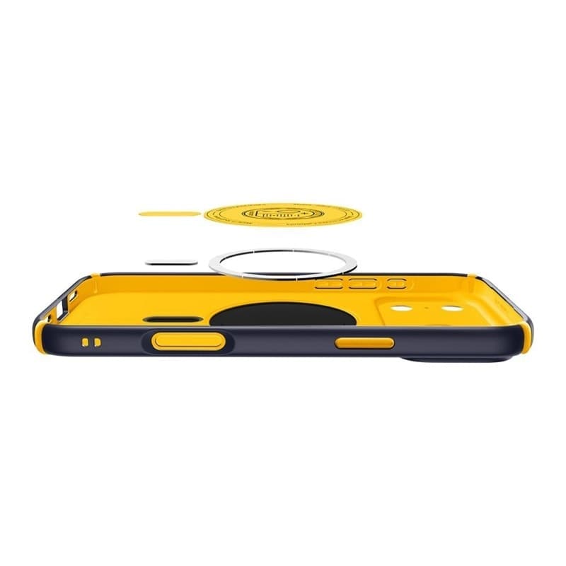 Spigen Nano Pop Hybrid Mag MagSafe - Custodia per iPhone 17 Pro Max (Blueberry Navy) - 7