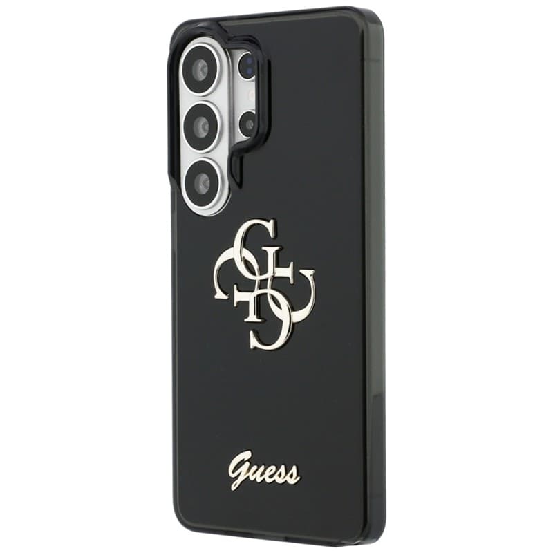 Guess IML Big Metal 4G Script - Custodia per Samsung Galaxy S26 Ultra (nera) - 2