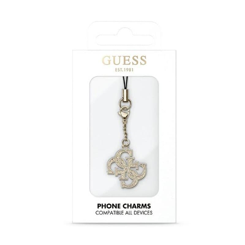 Guess Phone Strap 4G Glitter Charm - Phone pendant - 2