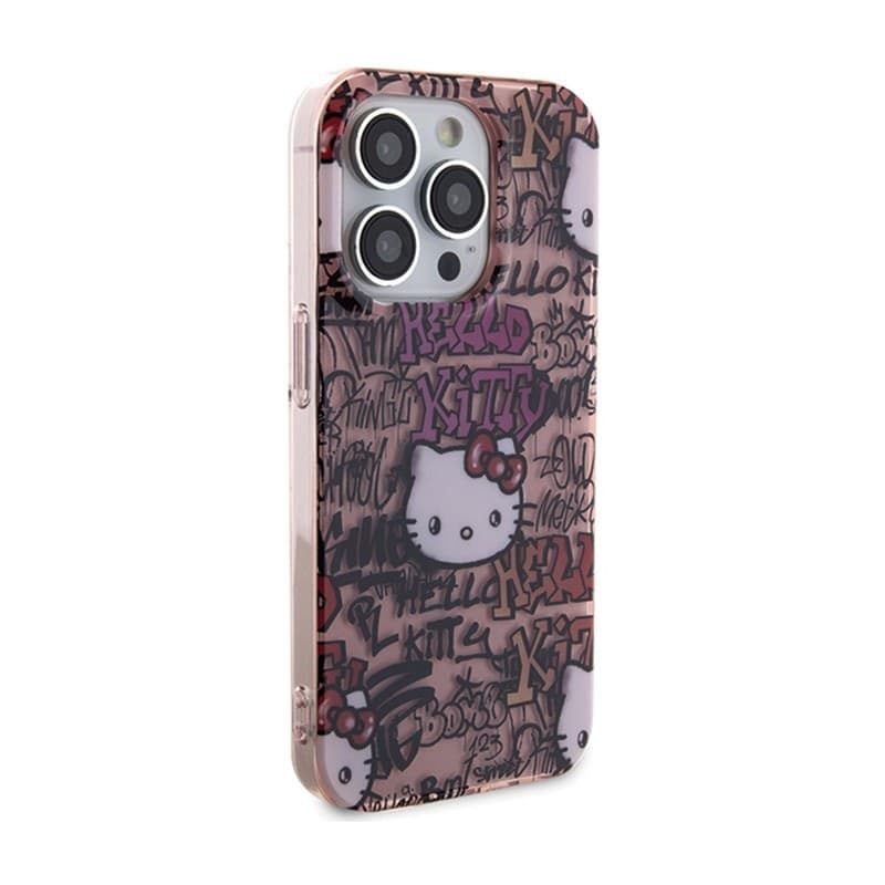Hello Kitty IML Tags Graffiti - iPhone 15 Pro Max case (pink) - 4