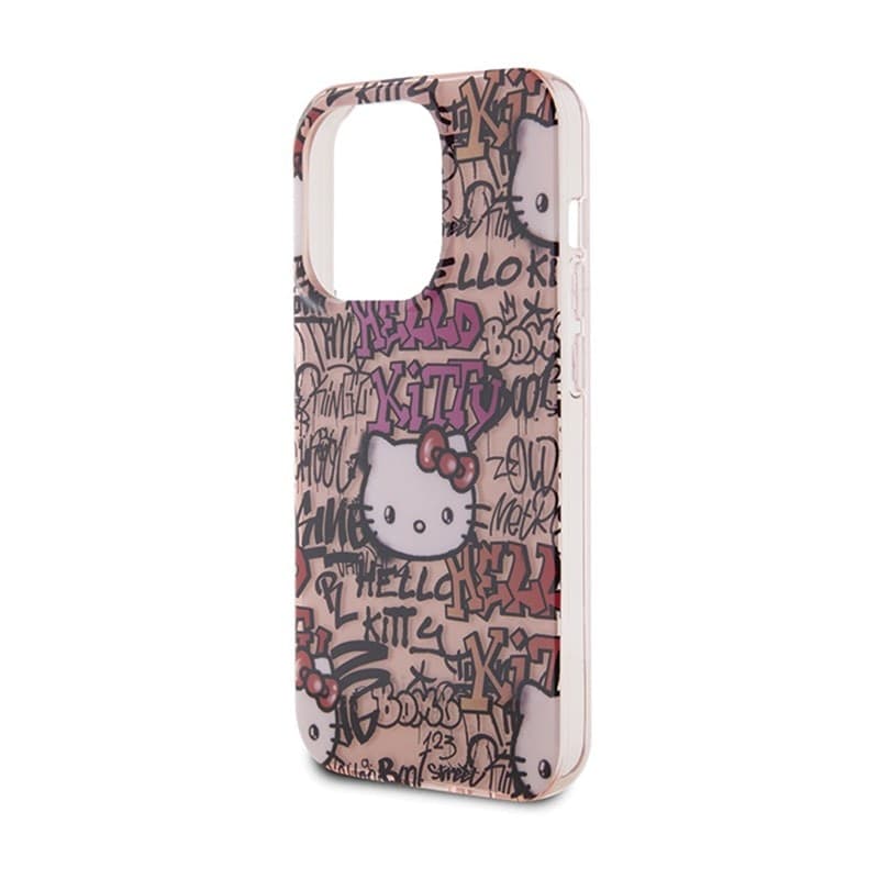 Hello Kitty IML Tags Graffiti - iPhone 15 Pro Max case (pink) - 6