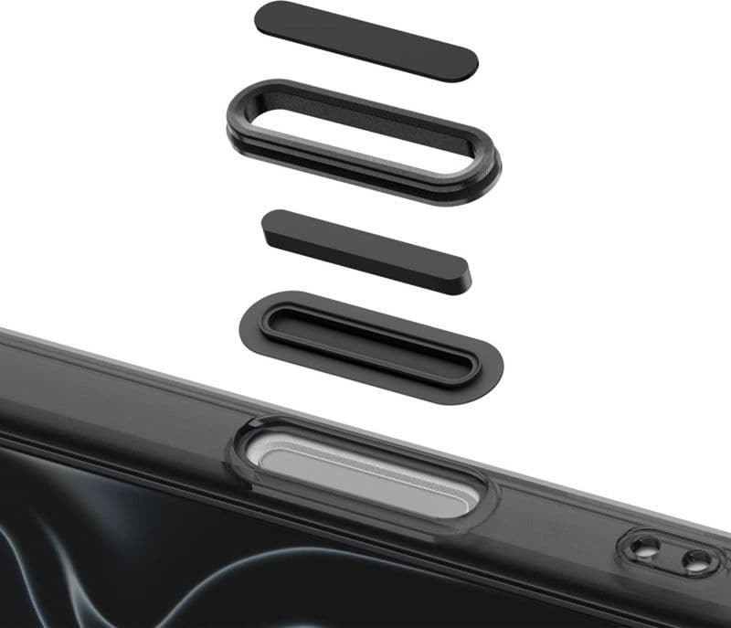 Spigen Ultra Hybrid T Mag MagSafe - Custodia per iPhone 18 Pro / 17 Pro (Nero opaco) - 7