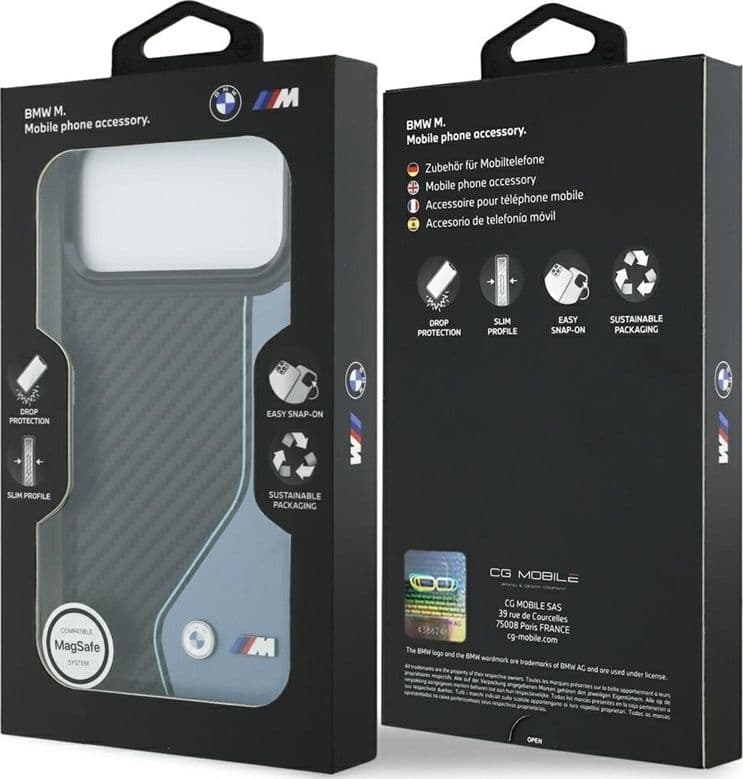 BMW M Carbon Logo MagSafe - Case iPhone 17 Pro Max (blue) - 8