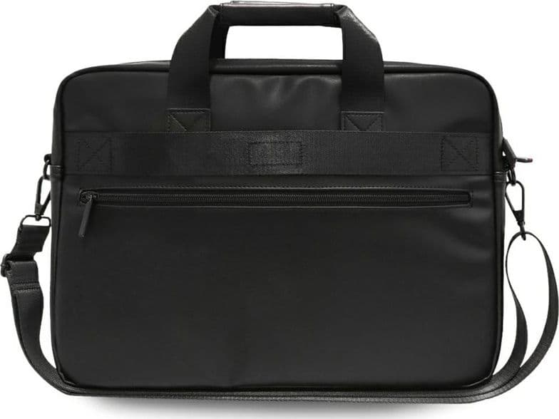 BMW Carbon Pockets e logo in metallo - Borsa per notebook da 16" (nera) - 3