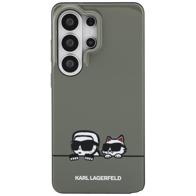 Karl Lagerfeld IML Peekaboo Karl & Choupette MagSafe - Custodia per Samsung Galaxy S26 Ultra (nera) - 3
