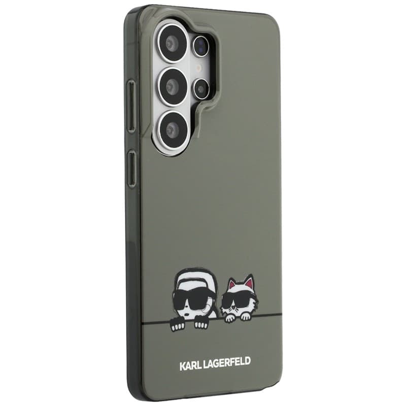 Karl Lagerfeld IML Peekaboo Karl & Choupette MagSafe - Custodia per Samsung Galaxy S26 Ultra (nera) - 4