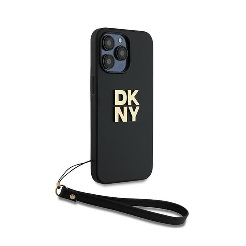 DKNY Wrist Strap Stock Logo - Case for iPhone 14 Pro Max (Black) - 3