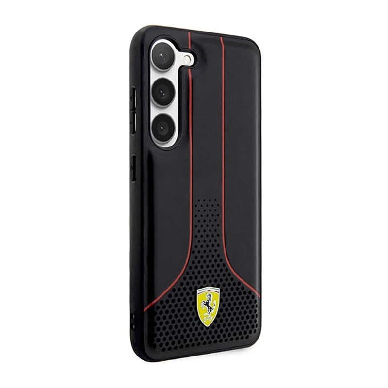 Ferrari Perforated 296P Collection - Case for Samsung Galaxy S23 (Black) - 4