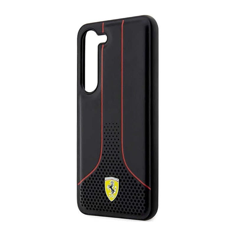 Ferrari Perforated 296P Collection - Case for Samsung Galaxy S23 (Black) - 6