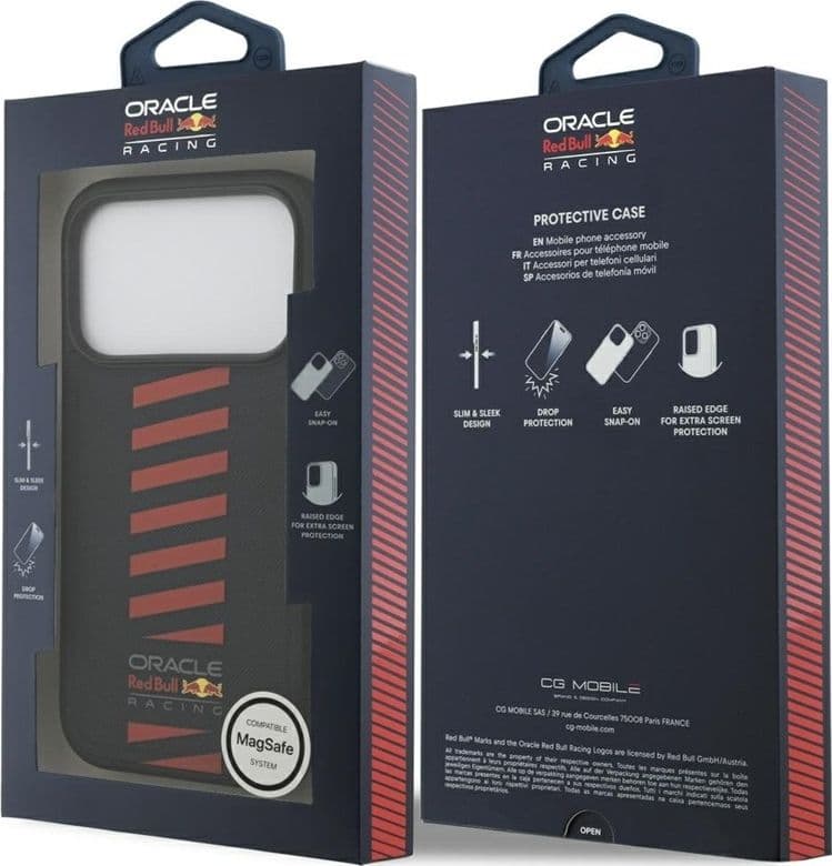 Red Bull Meshed Powerbar MagSafe - Custodia per iPhone 17 Pro (blu navy) - 8