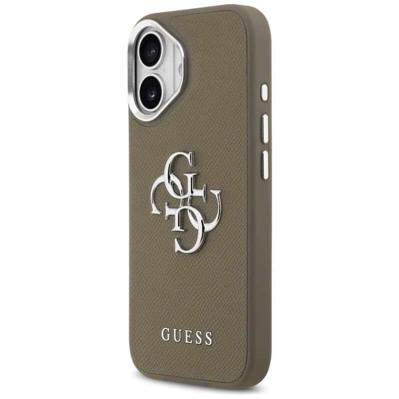 Guess Grained Big 4G Classic Logo - Case iPhone 17 (brown) - 2