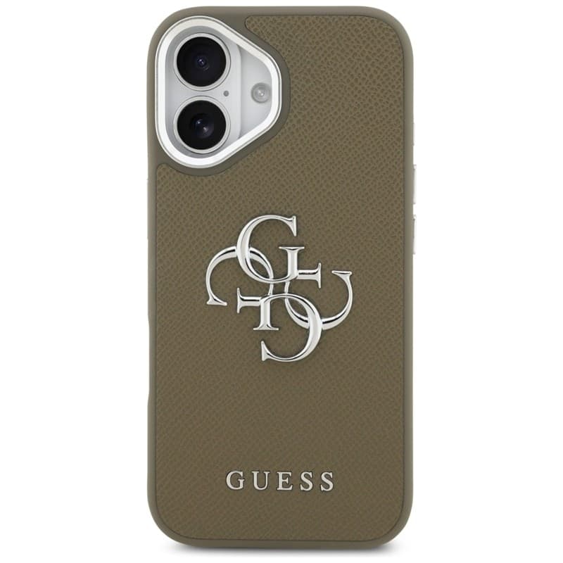 Guess Grained Big 4G Classic Logo - Case iPhone 17 (brown) - 3