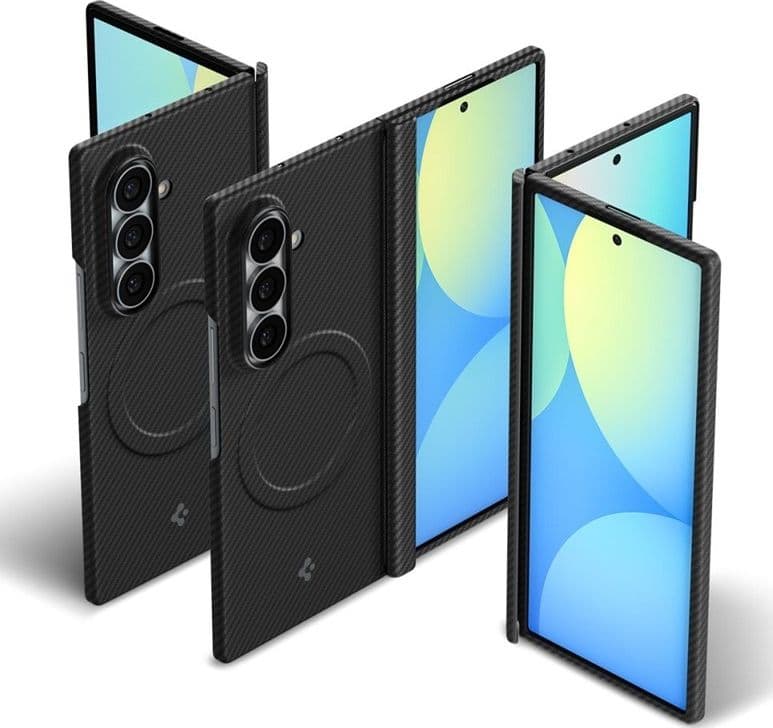 Spigen AirSkin Aramid MagSafe - Custodia per Samsung Galaxy Z Fold 8 Ultra (Nero) - 2