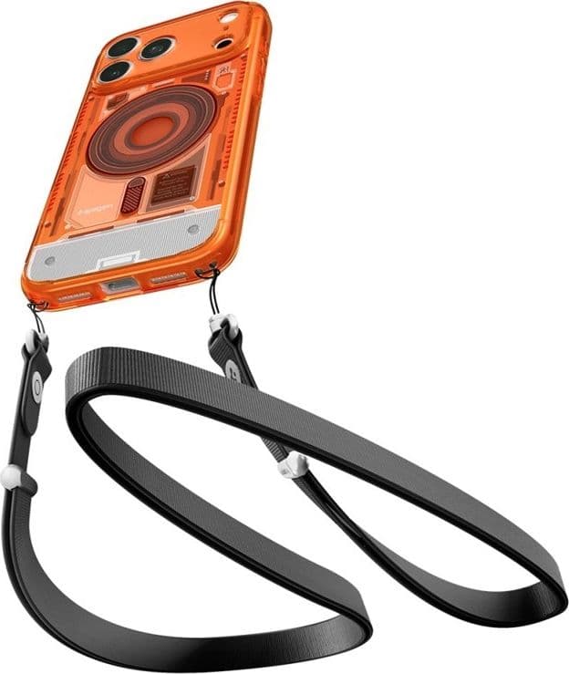Spigen Ultra Hybrid Mag MagSafe - Custodia per iPhone 18 Pro Max / 17 Pro Max (C-One Tangerine) - 7