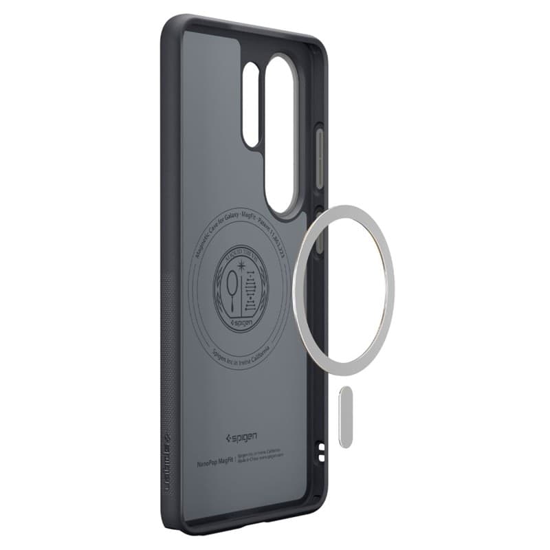 Spigen Nano Pop Mag MagSafe - Custodia per Samsung Galaxy S26 Ultra (Nero Sesamo) - 5