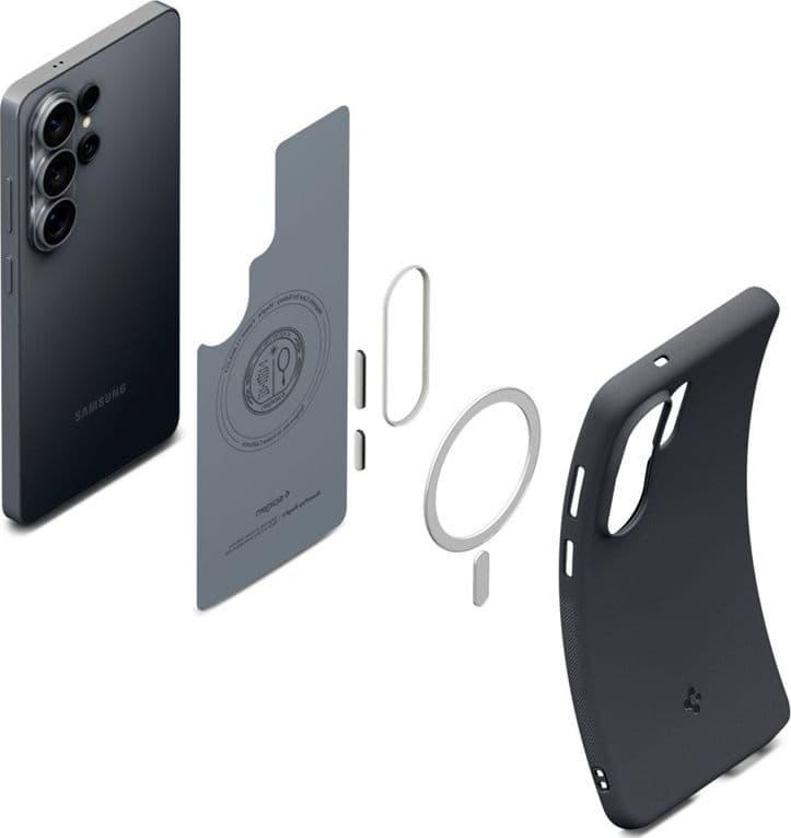 Spigen Nano Pop Mag MagSafe - Custodia per Samsung Galaxy S26 Ultra (Nero Sesamo) - 6