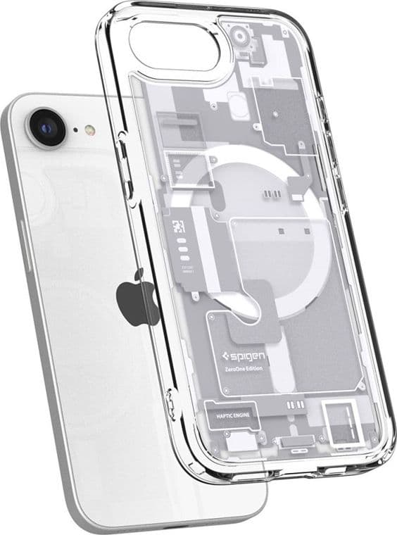 Spigen Ultra Hybrid Mag MagSafe - Custodia per iPhone 17e / 16e (Zero One White) - 6