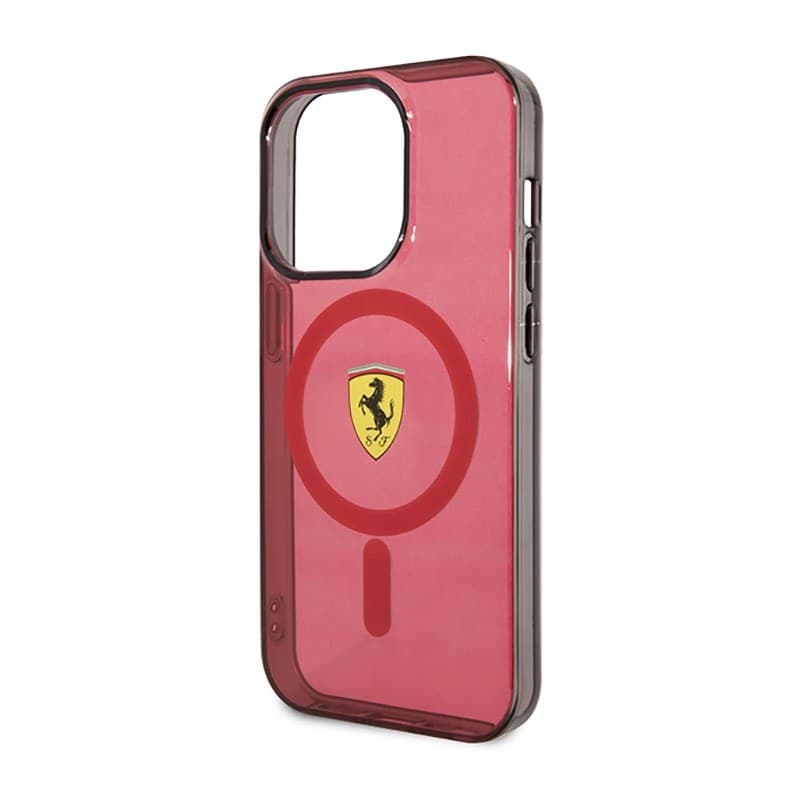 Ferrari Translucent MagSafe - Case foriPhone 14 Pro Max (Red) - 6
