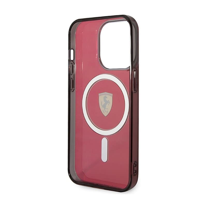 Ferrari Translucent MagSafe - Case foriPhone 14 Pro Max (Red) - 7