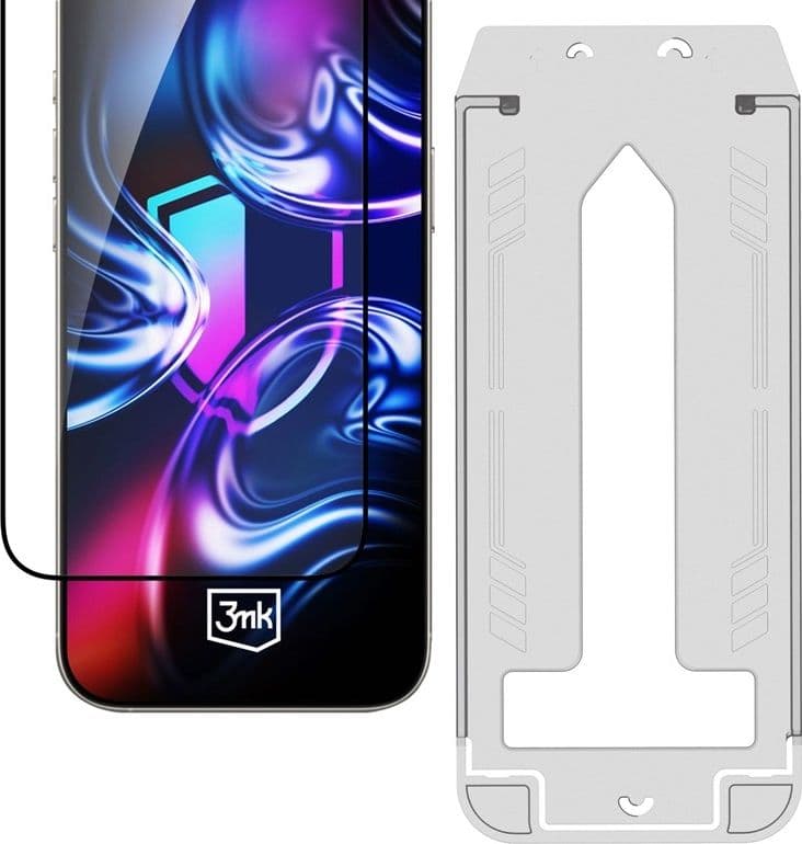 3mk HardGlass Max - Vetro temperato per Samsung Galaxy A16 4G/5G / A17 4G/5G (Nero) - 2